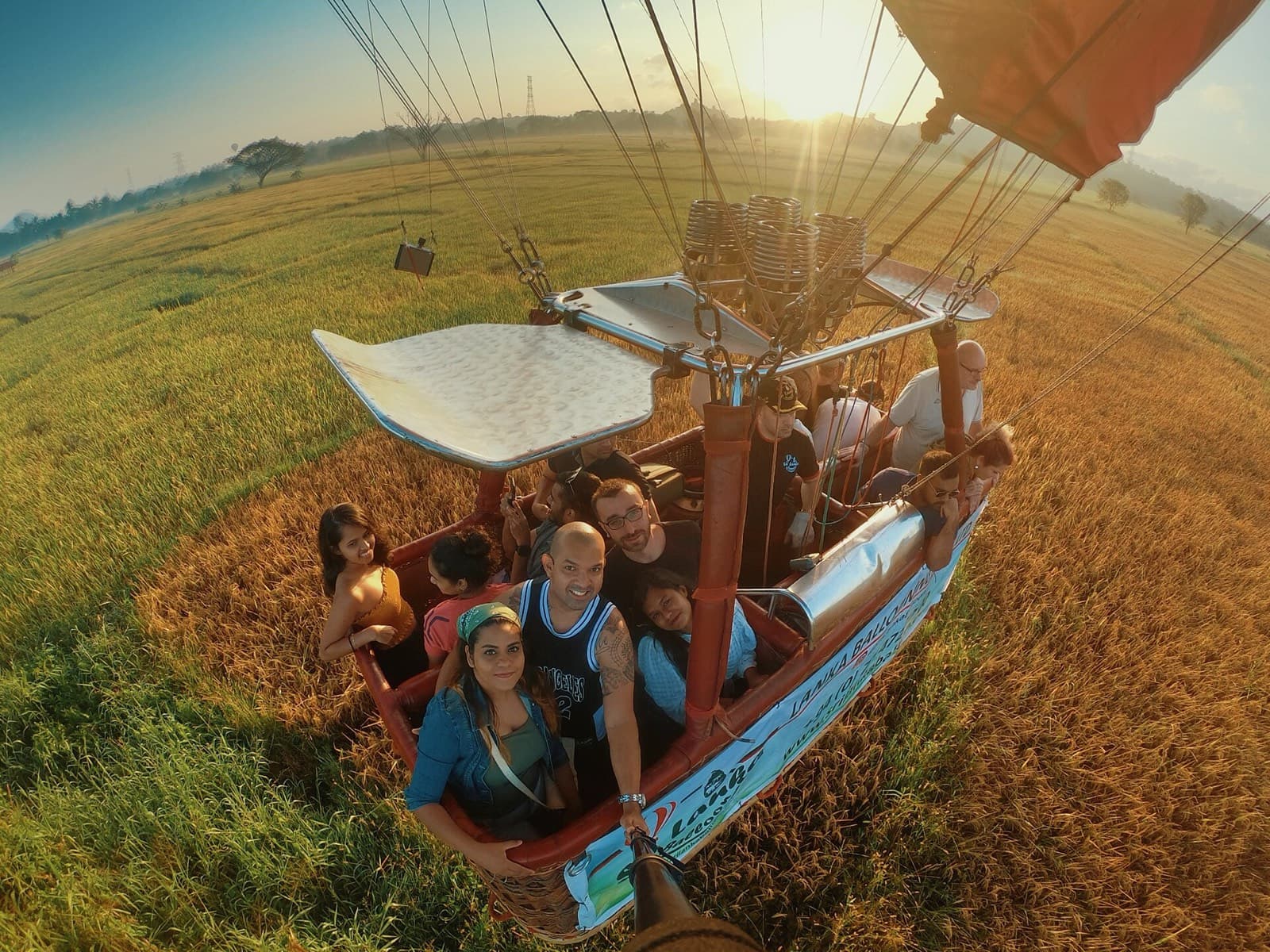 Balloons over Dambulla and Sigiriya, weather permitting, just after sunrise.