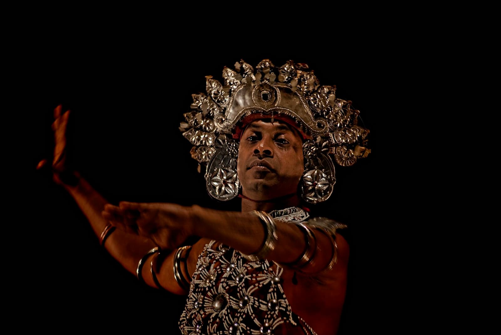 Kandyan dancers. The fire-walking finale is the part everyone remembers.